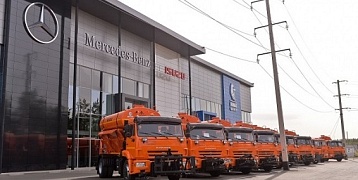 Дилерский центр Камаз-Мерседес совместно с АО «Кургандормаш» приступили к выдаче автомобилей для обслуживания дорог Оренбурга